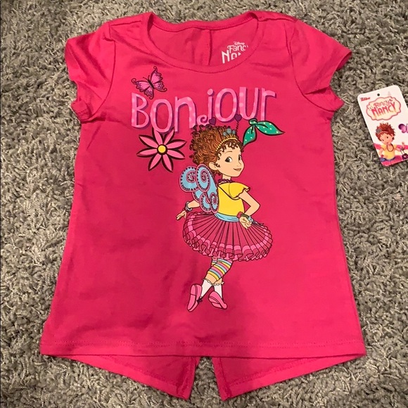 🆕 Fancy Nancy Tee Shirt Size 4 - Picture 1 of 4